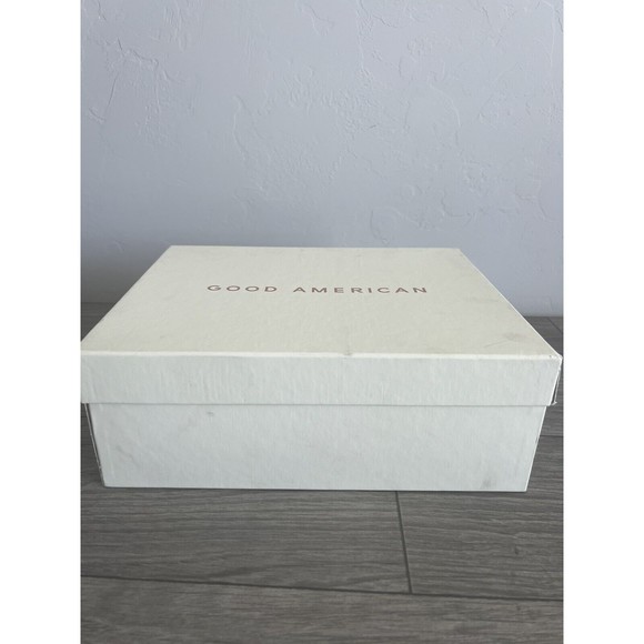 Good American Jeweled Emma Light‎ Smoke Stiletto Heel Size 12 NIB - Picture 9 of 13